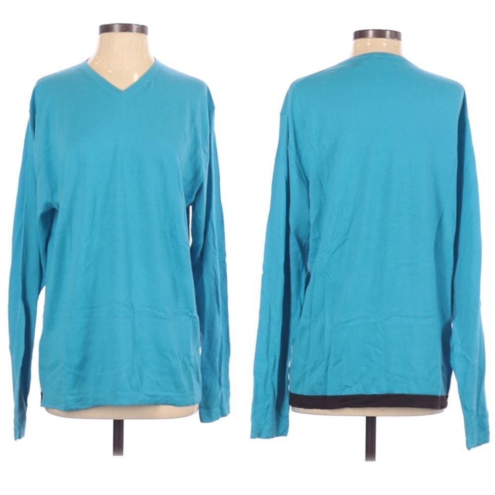 KUHLMAN 100% Cashmere V-Neck Sweater XL